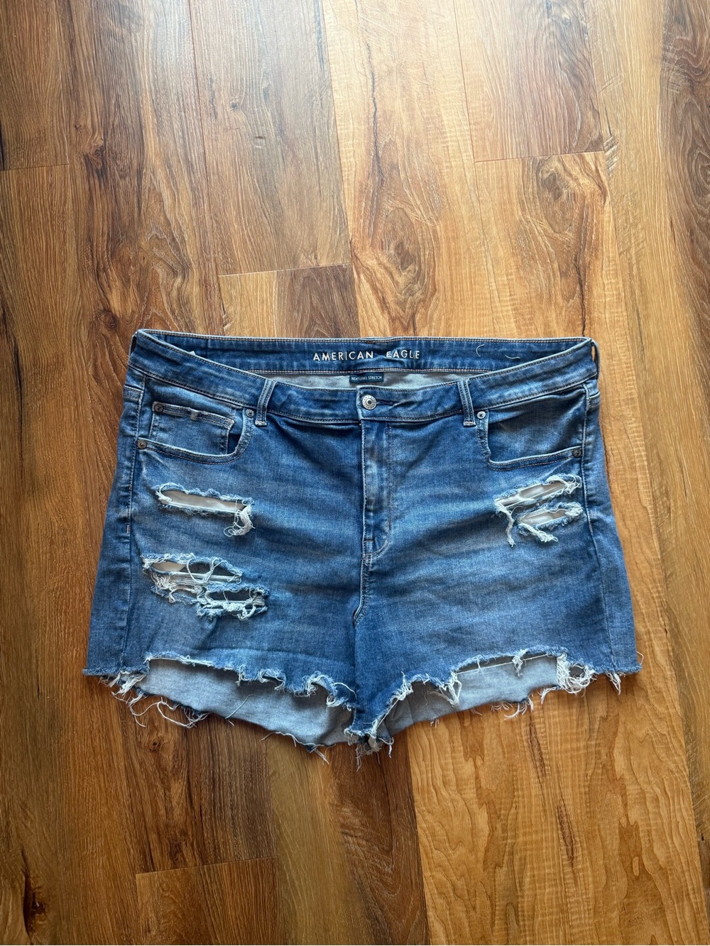American Eagle Outfitters Midi Jean Shorts